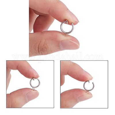 Латунные серьги-клипсы KK-P102-01P-1