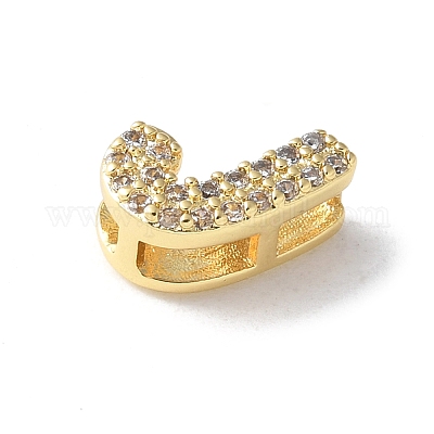 Латунные микро-паве прозрачные кубические цирконии начальные многорядные звенья KK-S520-01G-10-1