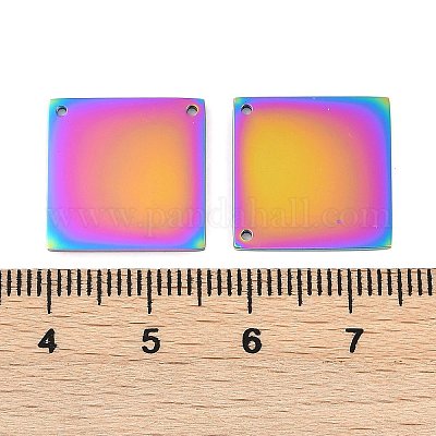 Ионное покрытие (ip) 304 нержавеющая сталь штамповка пустые бирки подвески STAS-I311-16B-RC-1