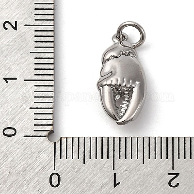 Латунные микро проложить кубического циркония подвески KK-P308-53P-1