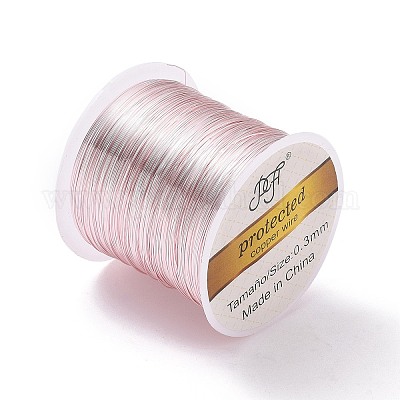 Круглая медная проволока для рукоделия медная проволока для бисероплетения&nbsp;CWIR-F001-RG-0.3mm-1