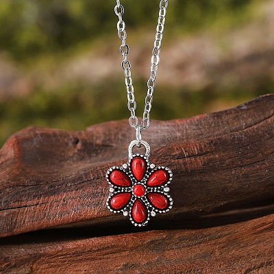 Комплекты украшений из синтетической бирюзы и сплава FS-WG8B1C9-04-1