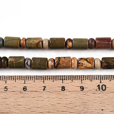 Нити бусин из натуральной яшмы пикассо/полихромной яшмы G-N346-03A-05-1