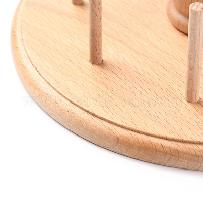 1pc Wooden Thread Spool Organizer Sewing Thread Holder For Sewing Tool  Accessories