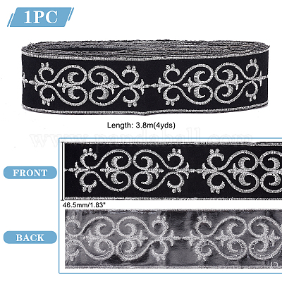 Ruban polyester style ethnique&nbsp;OCOR-WH0047-56A-01-1