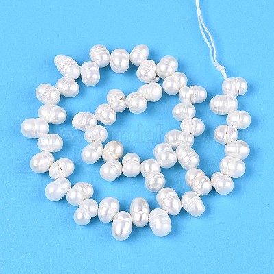 Нити из натурального культивированного пресноводного жемчуга PEAR-T006-09-1