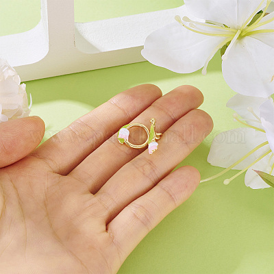 Застежки-тоггл из латуни с эмалью X1-KK-N231-282-1