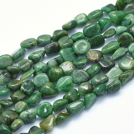 Brins de perles de jade canadien naturel G-G765-55-1