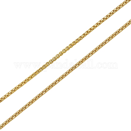 1M Brass Box Chains CHC-SZ0001-52A-1