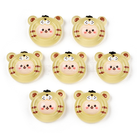 Непрозрачные кабошоны из смолы CRES-O006-02A-1