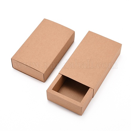 Caja plegable de papel kraft CON-WH0010-02A-A-1
