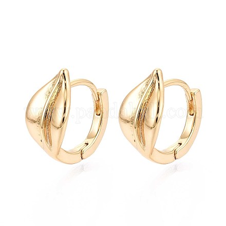 Латунные серьги обруча EJEW-T047-96G-1