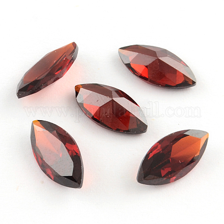 Horse Eye Shaped Cubic Zirconia Pointed Back Cabochons ZIRC-R009-10x5-03-1