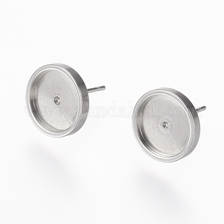 Accessoires des clous d'oreilles en 304 acier inoxydable STAS-L195-02A-1
