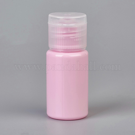 Bottiglie vuote con tappo a scatto in plastica per animali domestici di colore macaron da 10 ml MRMJ-WH0025-A-06-1