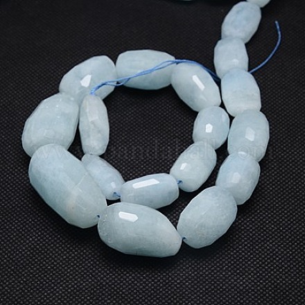 Natural Aquanmarine Beads Strands G-J119-23-1