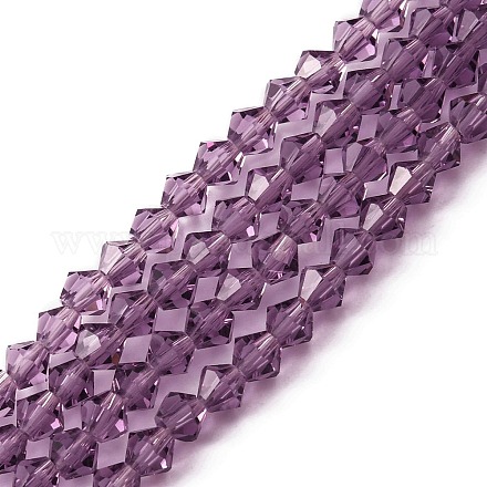 Faceted Imitation Austrian Crystal Bead Strands G-M180-4mm-27A-1
