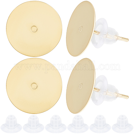 100 шт. фурнитура для сережек-гвоздиков из нержавеющей стали 304 STAS-BBC0004-87-1