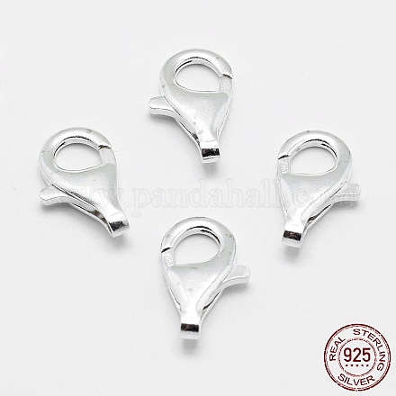 925 Sterling Silver Lobster Claw Clasps STER-G019-04-16mm-1