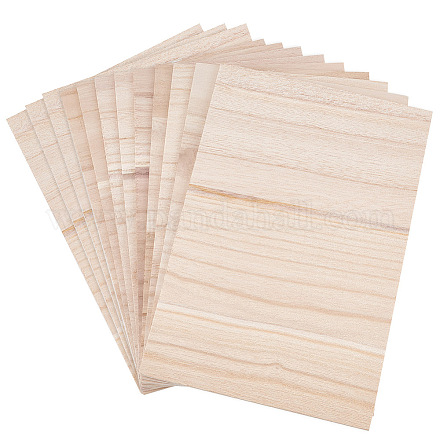 OLYCRAFT 12Sheets Wooden Karate Breaking Boards Taekwondo Breaking Boards 3.5mm Punching Wood Boards Wooden Kick Board Training Accessory for Karate Practice Performing 11.7x7.9x0.14 WOOD-WH0027-51A-1