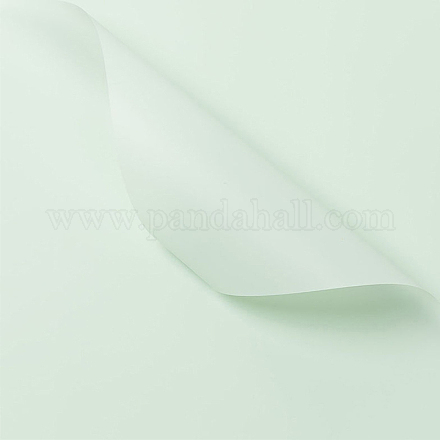 Papier d'emballage de fleurs en papier plastique de couleur unie HUDU-PW0001-178W-1