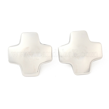 Серьги-гвоздики из нержавеющей стали 304 EJEW-V015-02P-1