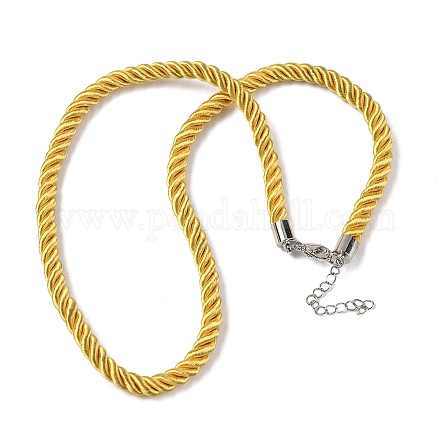 Изготовление ожерелья из нейлонового витого шнура толщиной 5 мм FIND-G096-01P-30-1