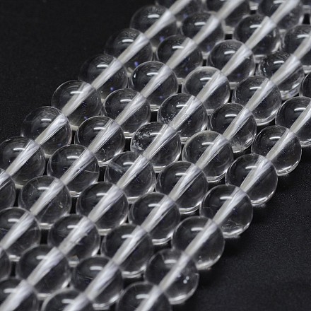 Chapelets de perles en cristal de quartz naturel G-K285-04-6mm-1