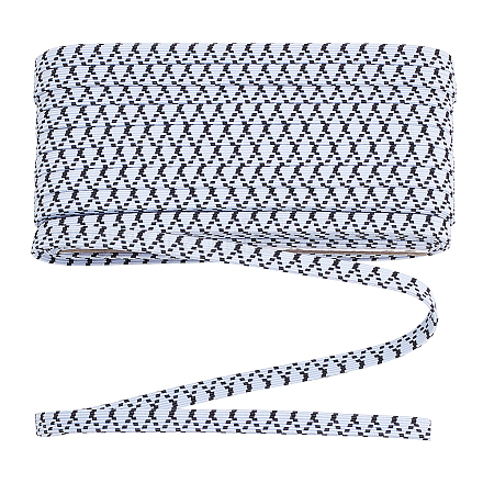 Cordón elástico de poliéster plano OCOR-WH0085-06A-1