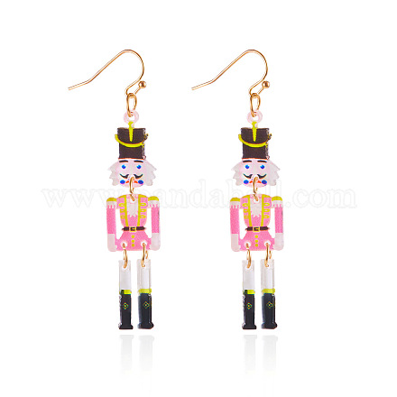 Акриловые серьги-подвески в форме человека на рождественскую тематику FS-WGA2E6F-06-1