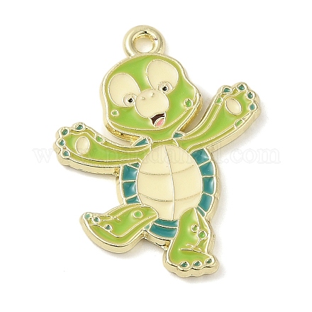 Подвески из эмали и сплава ENAM-C022-01B-G-1