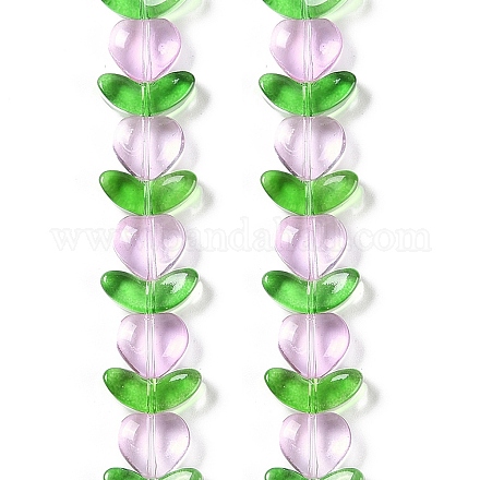 Прозрачные стеклянные бусины GLAA-B021-04G-1