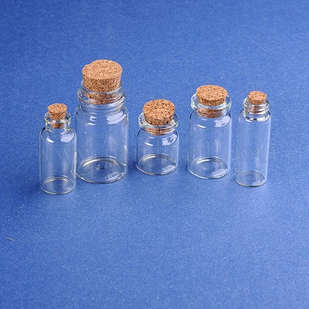 Contenedores frasco de abalorios de vidrio mixta CON-A002-01A-1