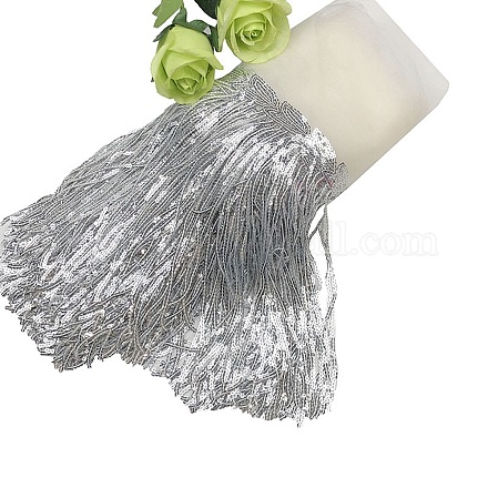 Лента с кисточками из полиэстера 10 ярд OCOR-WH0080-90C-1-1