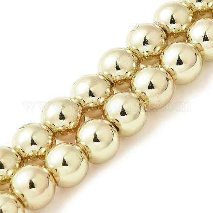 Гальванические нити синтетических магнитных гематитовых бусин G-L613-F01-01A-1