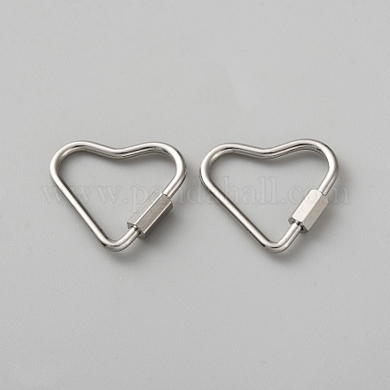 Карабин из нержавеющей стали с винтовой блокировкой STAS-WH0048-45C-P-1