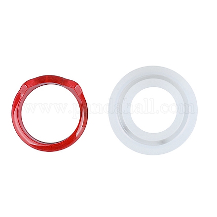 Moldes de silicona de anillo diy transparente DIY-WH0020-05A-1