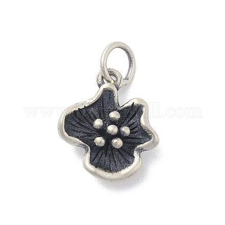 925 подвеска-цветок из стерлингового серебра с соединительными кольцами и 925 штампами&nbsp;LS-STER-M021-02AS-03-1