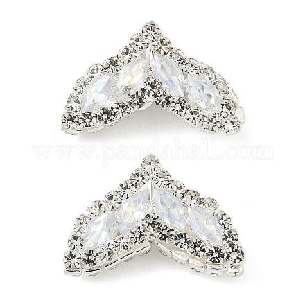 Латунные микро проложить кубического циркония подвески KK-S336-04S-A-1