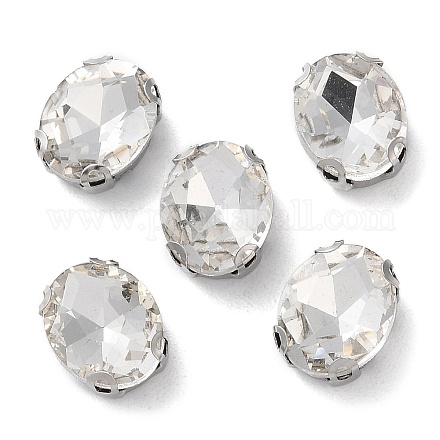 Овал пришиваем стразами RGLA-L028-02C-01-1