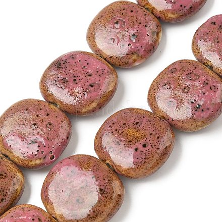 Фарфора ручной работы бисер нитей PORC-B002-16A-1