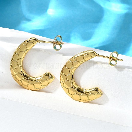 Серьги-гвоздики из нержавеющей стали 304 для женщин EJEW-L296-072G-1