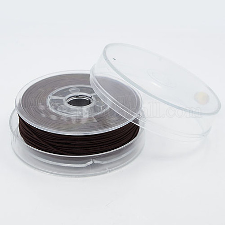 Round Elastic Cords for Stretch Bracelet Making EW-M001-0.8mm-01B-1