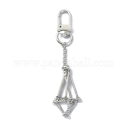304 Stainless Steel Empty Stone Holder Pouch Pendant Decorations HJEW-TA00101-02-1