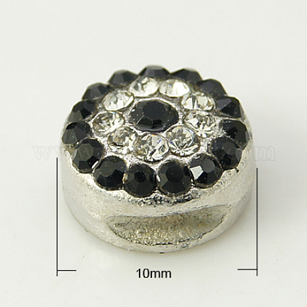Abalorios de Diamante de imitación de la aleación RB-E007-10-1