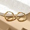 PVD Vacuum Plating 304 Stainless Steel Huggie Hoop Earrings for Women, Real 18K Gold Plated, 14 Gauge, 15.5x1.6mm, Pin: 0.7mm