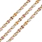 Ion Plating(IP) 304 Stainless Steel Enamel Link Chain, with Spool, Soldered, Mixed Color, 9x3.8x2mm