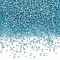 Transparent Electroplate Crushed Glass Craft, AB Color Plated, Irregular Glass Chips, for Nail Arts DIY Vase Filler, Teal, 1~4x1~4x1~4mm, 200g/box