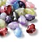 Gradient Color Resin Beads, Imitation Cat's Eye Beads, Cloud, 20.5x28x15mm, Hole: 2.5mm