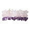 3Pcs 3 Styles Natural Mixed Gemstone Chips Stretch Bracelets Set, Stackable Bracelets, Inner Diameter: 1-3/4~2-1/8 inch(4.5~5.5cm), 1pc/style